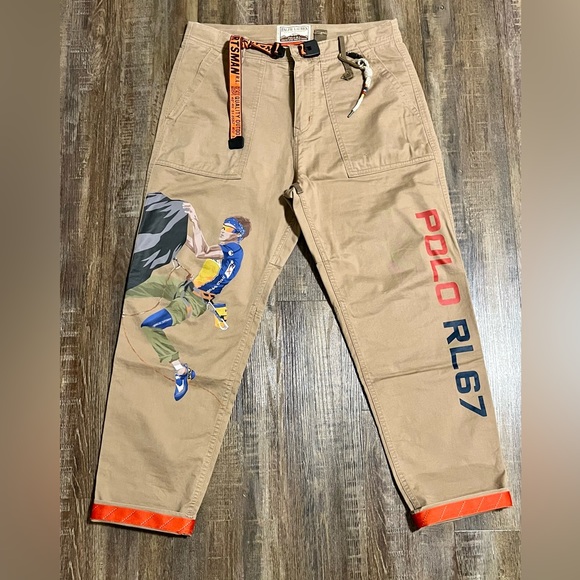 Polo Ralph Lauren Other - Rare EUC Polo by Ralph Lauren Graphic Climbing Chino 32x30